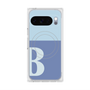 プレミアムスクエアケース with Pixelsnap［ オリジナル - initial two tone - B blue ］