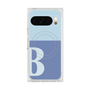 プレミアムスクエアケース with Pixelsnap［ オリジナル - initial two tone - B blue ］