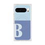 プレミアムスクエアケース with Pixelsnap［ オリジナル - initial two tone - B blue ］