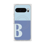 プレミアムスクエアケース with Pixelsnap［ オリジナル - initial two tone - B blue ］