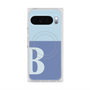 プレミアムスクエアケース with Pixelsnap［ オリジナル - initial two tone - B blue ］