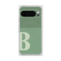 プレミアムスクエアケース with Pixelsnap［ オリジナル - initial two tone - B green ］
