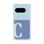プレミアムスクエアケース with Pixelsnap［ オリジナル - initial two tone - C blue ］
