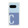 プレミアムスクエアケース with Pixelsnap［ オリジナル - initial two tone - C blue ］