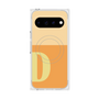 プレミアムスクエアケース with Pixelsnap［ オリジナル - initial two tone - D orange ］