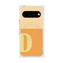 プレミアムスクエアケース with Pixelsnap［ オリジナル - initial two tone - D orange ］