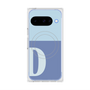 プレミアムスクエアケース with Pixelsnap［ オリジナル - initial two tone - D blue ］
