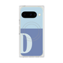 プレミアムスクエアケース with Pixelsnap［ オリジナル - initial two tone - D blue ］
