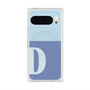 プレミアムスクエアケース with Pixelsnap［ オリジナル - initial two tone - D blue ］