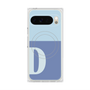 プレミアムスクエアケース with Pixelsnap［ オリジナル - initial two tone - D blue ］