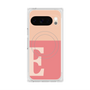 プレミアムスクエアケース with Pixelsnap［ オリジナル - initial two tone - E pink ］