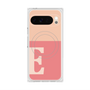 プレミアムスクエアケース with Pixelsnap［ オリジナル - initial two tone - E pink ］