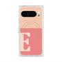 プレミアムスクエアケース with Pixelsnap［ オリジナル - initial two tone - E pink ］