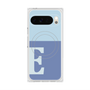 プレミアムスクエアケース with Pixelsnap［ オリジナル - initial two tone - E blue ］