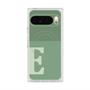 プレミアムスクエアケース with Pixelsnap［ オリジナル - initial two tone - E green ］