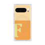 プレミアムスクエアケース with Pixelsnap［ オリジナル - initial two tone - F orange ］