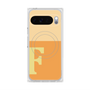 プレミアムスクエアケース with Pixelsnap［ オリジナル - initial two tone - F orange ］