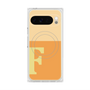 プレミアムスクエアケース with Pixelsnap［ オリジナル - initial two tone - F orange ］