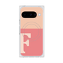 プレミアムスクエアケース with Pixelsnap［ オリジナル - initial two tone - F pink ］