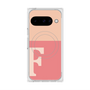 プレミアムスクエアケース with Pixelsnap［ オリジナル - initial two tone - F pink ］