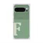 プレミアムスクエアケース with Pixelsnap［ オリジナル - initial two tone - F green ］