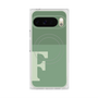 プレミアムスクエアケース with Pixelsnap［ オリジナル - initial two tone - F green ］