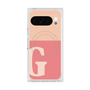 プレミアムスクエアケース with Pixelsnap［ オリジナル - initial two tone - G pink ］