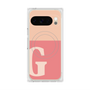プレミアムスクエアケース with Pixelsnap［ オリジナル - initial two tone - G pink ］