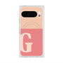 プレミアムスクエアケース with Pixelsnap［ オリジナル - initial two tone - G pink ］