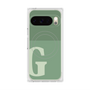プレミアムスクエアケース with Pixelsnap［ オリジナル - initial two tone - G green ］