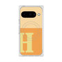 プレミアムスクエアケース with Pixelsnap［ オリジナル - initial two tone - H orange ］