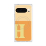 プレミアムスクエアケース with Pixelsnap［ オリジナル - initial two tone - H orange ］
