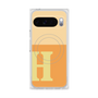 プレミアムスクエアケース with Pixelsnap［ オリジナル - initial two tone - H orange ］
