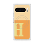プレミアムスクエアケース with Pixelsnap［ オリジナル - initial two tone - H orange ］