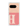 プレミアムスクエアケース with Pixelsnap［ オリジナル - initial two tone - H pink ］