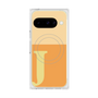 プレミアムスクエアケース with Pixelsnap［ オリジナル - initial two tone - J orange ］