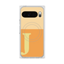 プレミアムスクエアケース with Pixelsnap［ オリジナル - initial two tone - J orange ］