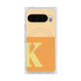 プレミアムスクエアケース with Pixelsnap［ オリジナル - initial two tone - K orange ］