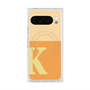 プレミアムスクエアケース with Pixelsnap［ オリジナル - initial two tone - K orange ］