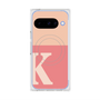 プレミアムスクエアケース with Pixelsnap［ オリジナル - initial two tone - K pink ］