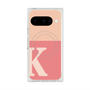 プレミアムスクエアケース with Pixelsnap［ オリジナル - initial two tone - K pink ］