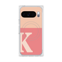 プレミアムスクエアケース with Pixelsnap［ オリジナル - initial two tone - K pink ］
