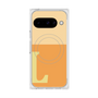プレミアムスクエアケース with Pixelsnap［ オリジナル - initial two tone - L orange ］