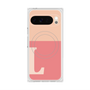 プレミアムスクエアケース with Pixelsnap［ オリジナル - initial two tone - L pink ］