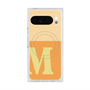 プレミアムスクエアケース with Pixelsnap［ オリジナル - initial two tone - M orange ］