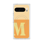 プレミアムスクエアケース with Pixelsnap［ オリジナル - initial two tone - M orange ］