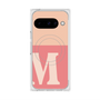 プレミアムスクエアケース with Pixelsnap［ オリジナル - initial two tone - M pink ］