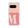 プレミアムスクエアケース with Pixelsnap［ オリジナル - initial two tone - M pink ］
