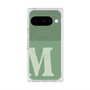 プレミアムスクエアケース with Pixelsnap［ オリジナル - initial two tone - M green ］