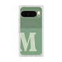 プレミアムスクエアケース with Pixelsnap［ オリジナル - initial two tone - M green ］